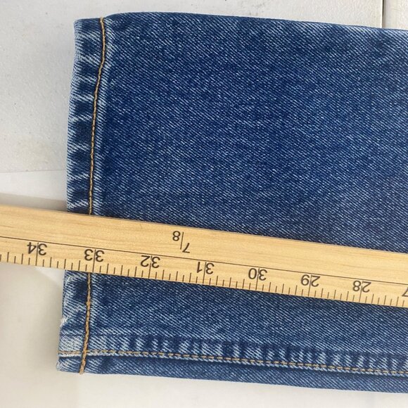 Vintage Lawman Denim Suede Western Style Jeans Womens Size 0 (24x33.5) Slim Fit - Picture 15 of 16